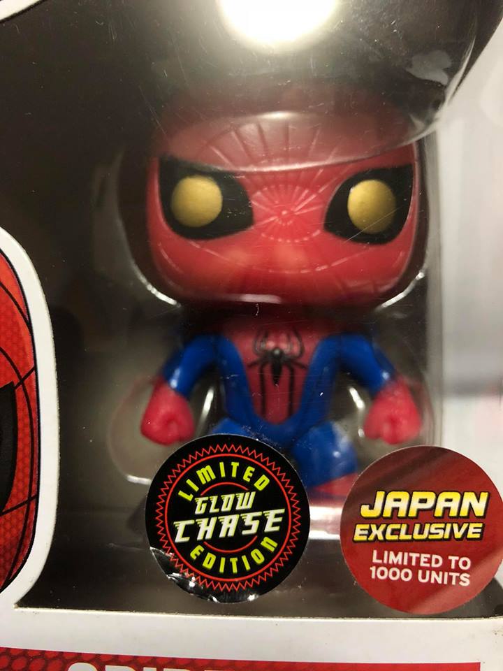 Funko Pop! The Amazing Spider-man #15 Glow In The Dark CHASE Japan  Exclusive - Japan In Motion