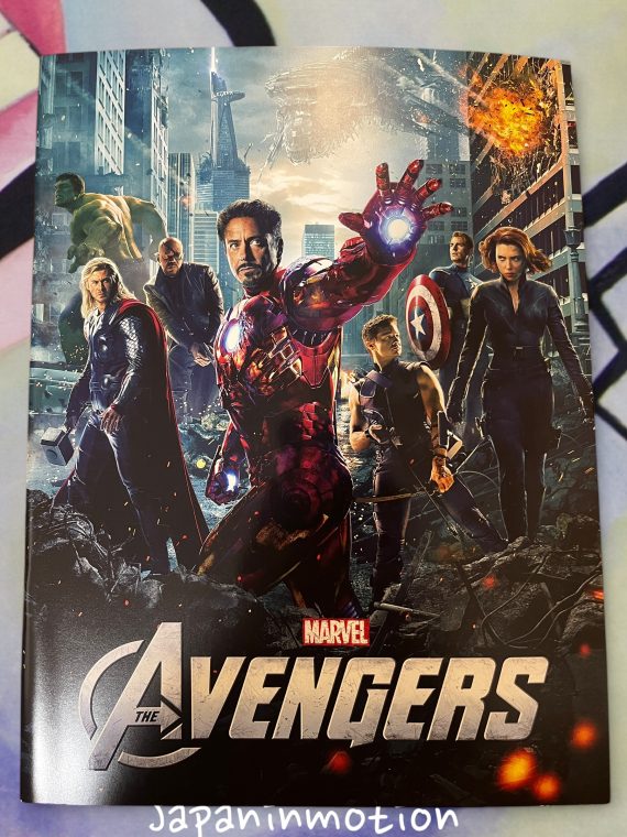 a6182w The Avengers 2012 Japan Movie Pamphlet Program Book