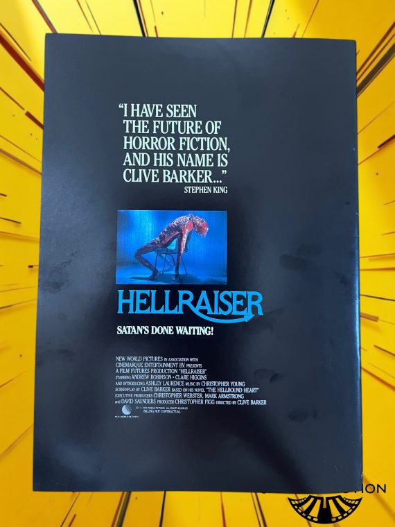 a7300w Hellraiser 1987 Japan Movie Program Pamphlet Book + Photo Ticket - Image 4