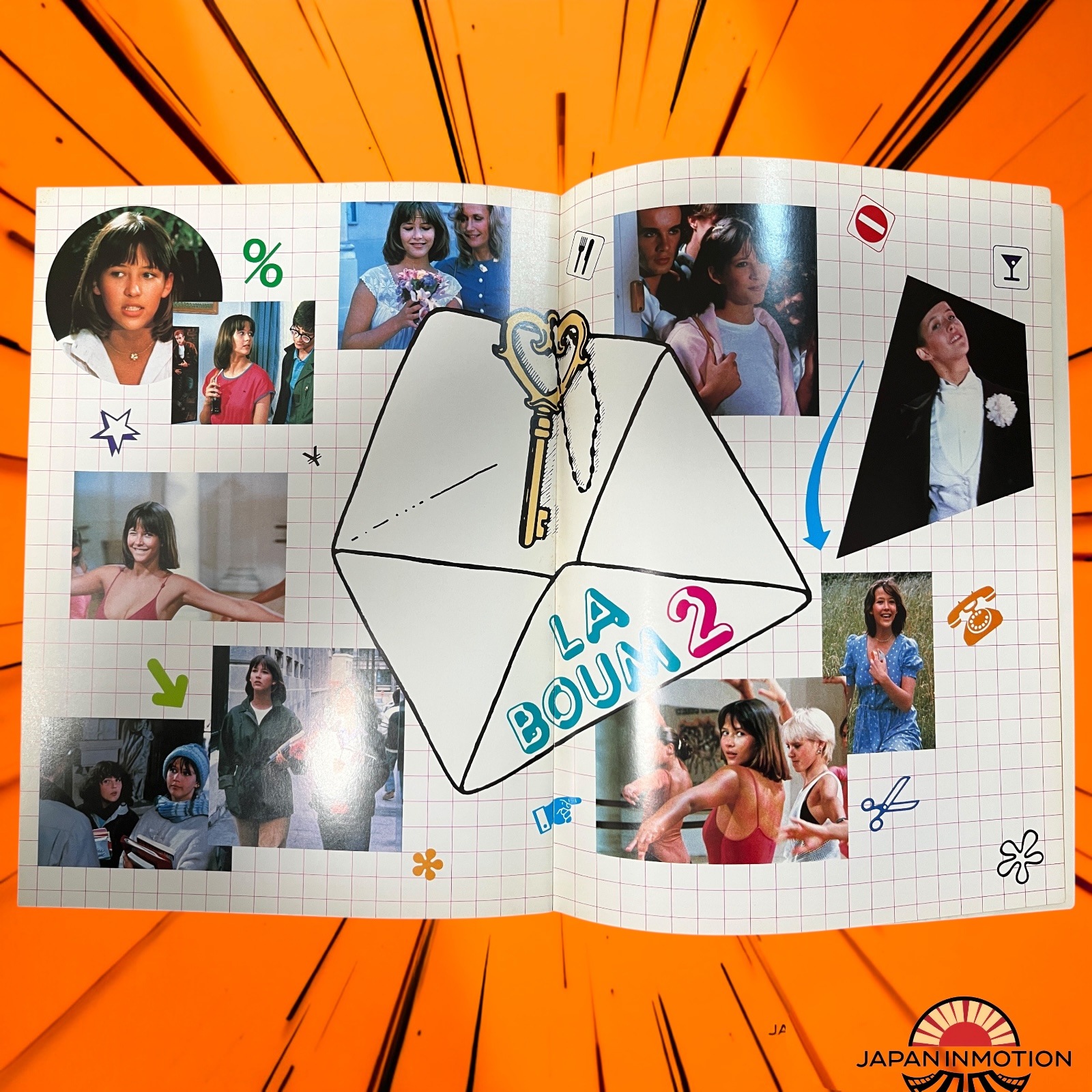 a8030w La Boum 2 1982 Japan Movie Pamphlet Program Book Sophie Marceau - Image 2