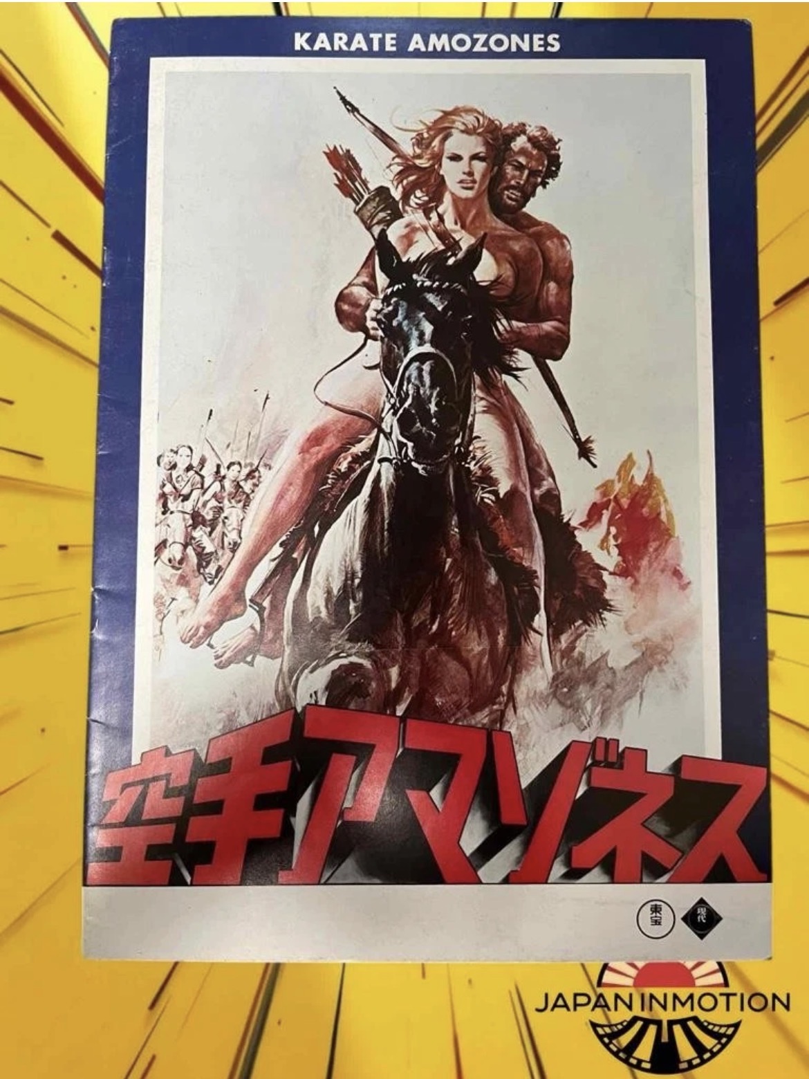 a7310w Karate Amazons 1973 Japan Movie Pamphlet Book