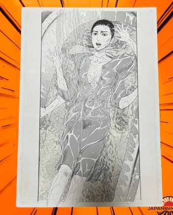 z8180w Kanzaki Junji Original Comic Art Splash Page 2 Japan Manga
